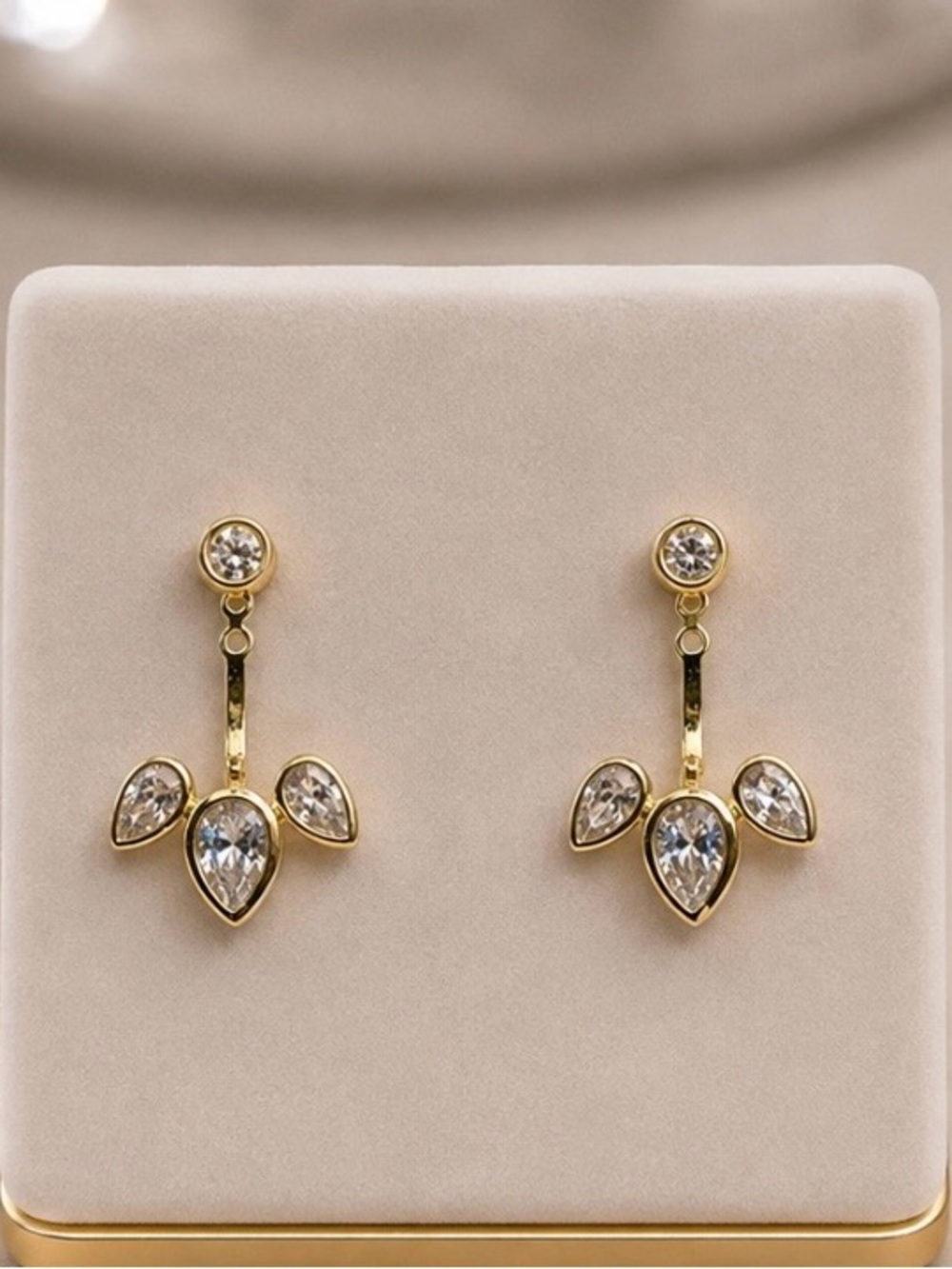 14K Interchangeable Jacket Earrings